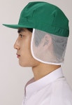 [애플가운] C-288 해썹(HACCP) 식품위생모자, 식품공장, 급식실, 단체위생모자, 팔각뒤망초록모자 : 애플가운