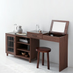 COLAT 화장대 NKM8090D 미들브라운 2372.2120 : 마켓비 공식스토어