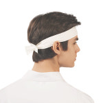 뷰클린 헤어밴드 스포츠밴드 순면 일회용머리띠 기본, 화이트100개 : 엠에스티코리아