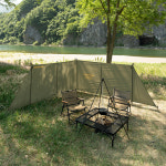 카즈미 와일드 필드 스크린 윈드스크린 분리형 사이드월 바람막이 텐트 : 고피싱