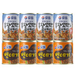 [유동] 순살 왕꼬막&골뱅이 280g x4개 +유동 번데기 280g x4개 : 유동 공식스토어