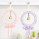 민화샵 마크라메 도어벨 월행잉 드림캐쳐 감성 소품 캠핑 용품 장식 DIY 만들기세트 꾸미기재료 공방 취미생활 문화센터 공예 : 꼼지락만들기