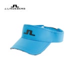 제이린드버그 골프 프런트 로고 바이저 남성용 모자 J LINDEBERG 남자 캡모자 블루 : 나그네골프