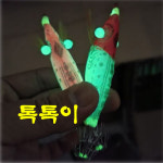 톡톡이 쭈꾸미 에기 야광눈(4개입) : 싹다컴