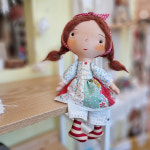 컨츄리인형 만들기 퀼트 재료 인형 패키지 가을이 둥실이 DIY키트 핸드메이드인형 : 스위티퀼트