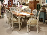 앤하우스가구 헬렌8인식탁 (세트) 프렌치식탁세트 프렌치식탁 프렌치6인식탁세 엔틱식탁세트 화이트엔틱식탁세트 : 앤하우스가구