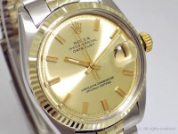 품절 ROLEX 1601 로렉스 데이저스트 Oyster Perpetual Date Just 18K 콤비 기계식자동 남성용 36mm -LX4045A : 유스타임