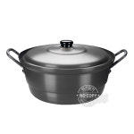 얄리 유진 토스코 경질국솥 양수 냄비 42cm 찌개 업소 식당 : 얄리얄리