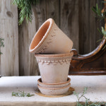 베르그 포터 토분 코펜하겐 이태리토분 유럽 고급 화분 받침세트 10호 : 마이플랜트