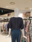 [DEWL] 레터링 포인트 롤업 린넨 티셔츠 D212MSM059 : 뉴코아 강남점 듀엘