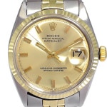 품절 ROLEX 1601 로렉스 데이저스트 Oyster Perpetual Date Just 18K 콤비 기계식자동 남성용 36mm -LX4045A : 유스타임