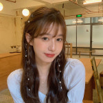 로맨틱 진주 스트랩 크리스탈 브레이드 헤어액세서리 헤어핀 : 시에로즈