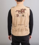 홀스앤331 승마조끼 패션 아우터 승마복 자수 수술 스웨이드 자켓 : 홀스앤331