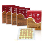 고려수지침 붙이는 지압봉 스티커 서암봉 금색 1호 100개입 5박스 : 이지앤메디칼