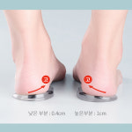 오다리 X다리 휜다리 교정 깔창 기능성 실리콘 아치패드 자세 보정 발패드 : 온라인멀티샵