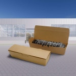 샌드위치용기 100개 꼬마김밥 도시락 크라프트용기 : 커피스타051