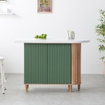 인조 대리석 템바보드 고급 아일랜드 보조 식탁 수납장 주방 베란다 렌지 정수기 대 회사 호텔 홈 카페 받침대 인테리어 다리 높이 도어 선반... 