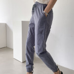 여자 봄 여름 가을 린넨 스판 밴딩 카고 조거 팬츠 썸머 간절기 마바지 남녀공용 빅사이즈 : 미래몰77