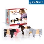 어린이 원목 말 양 동물 장난감 소근육장난감 블럭 : 하선 누리장난감 교구