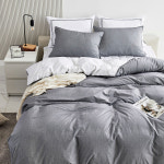 모달이불세트 알러지케어 호텔침구 모던그라운드 그레이 사계절 침구세트 Q : 엠시베딩