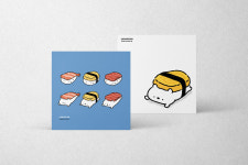 양면엽서_초밥 : 세라베어