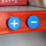 연산기호 자석홀더 10p세트(블루) 냉장고 보드판 자석 : GS도매