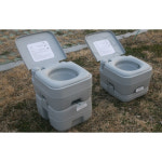 캠핑 야영 수세식 휴대용 화장실(2type) 야외 아웃도어 노지 : 워니S몰