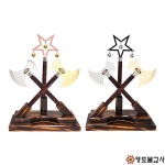 벼락신장금은도끼별방울-색상2가지불교용품도매,무속용품도매,무당용품도매,동자방울,무구 : 영도불교사