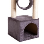 36인용 단단한 귀여운 사이잘삼 로프 플러시 고양이 등반 나무 캣타워 : abcalps