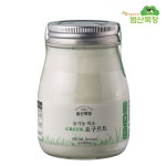 [범산목장] 유기농 목초 그릭 요구르트 350mL 아기 그릭요거트 농후발효유 : 유미의식탁