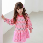 유니엘 아동복 루루플라워 원피스_핑크 여아 UNEEL : 유니엘-uneel
