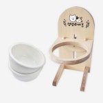 포메라니안 관절건강용 각도조절밥그릇 10cm 수반 : 샌디상점