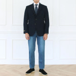 캐시미어 네이비 블레이저 : 넘버 세븐