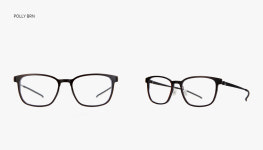 5종 사은/품 바이코즈 POLLY 폴리 빅사이즈 오버사이즈 가벼운 뿔테 안경 : 밝은세상안경 수명산점