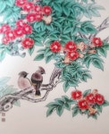 HB70 화조화도안 꽃 새 : 화원방