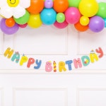 해피스마일 생일가랜드[파티용품 데코 룸파티장식 강남헬륨 당일배송 강남지역 이벤트] : 조이파티 강남점