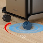 컴퓨터받침대 본체받침대 데스크탑 PC 스틸 거치대 : 홈데코레