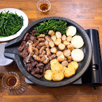 가정용 고기불판 삼겹살 업소용 곱창 고깃집 소고기 구이판 고기판 주물팬 오리 : 하루의 창고