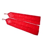 여성 섹시팔토시 망사토시 패션 핑거리스 신부 장갑 롱 스타일 라인 석 화이트 레이스 : 미직미