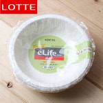 8p 롯데 이라이프 종이공기(15cm) 일회용 접시 그릇 : 착한도매세상