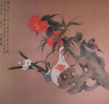 HB131 화병도안 화조화도안 : 화원방