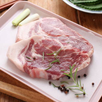 제주 백돼지 목살 300g 500g 냉장/스킨포장 [바다씨쌀롱] : 바다씨쌀롱