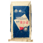바삭 구운 한주 꽃소금 20kg 국산 정제소금 재제소금 재제염 대용량 : 바른들식품
