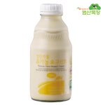 [범산목장] 유기농 단호박 요구르트 450ml 마시는 요거트 농후발효유 : 유미의식탁