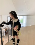 아동복 겨울신상 수입아동복 아짱 큐티하트진주니트원피스 : 아짱