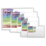 리브로스 수채화 캔버스 판넬 정사각형 직사각형 다양한 사이즈 면 미술 그림 교재 교구 : 홈앤스쿨