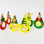 크리스마스 만들기 키트 펠트안경 랜덤발송 겨울 만들기 미술활동 DIY : 상상하랑