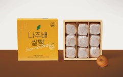 [NO밀가루,글루텐FREE] 나주배로 만든 빵! 국내산 쌀로 만든 나주배쌀빵 9개입 미니버전 출시! : 레인보우팜 주식회사