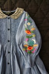 AW22 봉주르 다이어리 샴브레이 블루 셔츠 원피스 AW22 BONJOUR DIARY Chambray blue shirt dress : 호주 언니