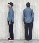 풀카운트 0105w - 2 와이드 데님 : 플립플랩